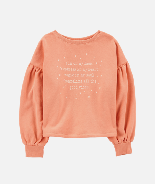 Vibes Puffer-Sleeve Tee